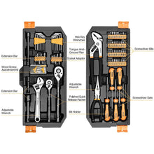 Load image into Gallery viewer, DEKOPRO 192 Piece Mechanics Tool Set Socket Wrench Set, Plastic Storage Case with Auto Repair Hand Tool Kit Wrench Tool Box Set
