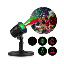 Load image into Gallery viewer, Christmas Projector Lights Outdoor, Christmas Laser Lights Landscape Spotlight Red and Green Star Show with Rf Wireless Remote Christmas Decoratiions for Outdoor Garden Patio Wall Xmas Holiday Party
