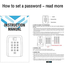 Load image into Gallery viewer, WJYMRO Key Lock Box, Large Capacity Key Storage Box with Hanging Ring, 9 Digit Keyboard Resettable Code, Rustproof Waterproof Wall Mounted Security Lock Box for Home, Warehouse, Outdoor
