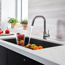 Load image into Gallery viewer, YITAHOME Black Kitchen Sink 30in Undermount Sink Single Bowl 16 Gauge Stainless Steel Nano Gunmetal Black Sink with Accessories for Workstation, Prep Kitchen, Bar Sink 30 x 18 x 10in
