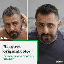 Load image into Gallery viewer, Just For Men Shampoo-In Color (Formerly Original Formula), Mens Hair Color &amp; Mustache &amp; Beard, Beard Dye for Men with Brush Included for Easy Application
