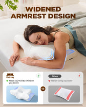 Load image into Gallery viewer, Dream Without Pain Cervical Neck Pillow for Sleeping, Ergonomic Side Sleeper Pillows for Adults, Cooling Orthopedic Pillow for Neck Relief Support, Memory Foam Pillows Back Stomach Sleepers
