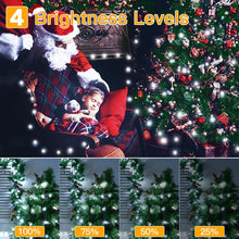 Load image into Gallery viewer, Ollny Christmas Lights 1000 LED 330 FT, IP67 Waterproof Plug in Christmas Tree Lights with Remote, 8 Modes, 3 Timers, Dimmable, House Xmas Indoor Decorations Outdoor Christmas Lights (Cool White)
