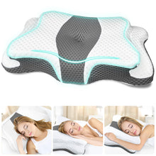 Load image into Gallery viewer, CHxxy Memory Foam Pillows, Cervical Pillow for Neck and Shoulder Pain Relief, Ergonomic Contour Bed Pillow, Soft for Side Sleep Stomach Sleeping and Back Sleeper

