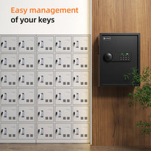 Load image into Gallery viewer, XDeer 71 Keys Key Lock Box Wall Mount with Advanced Anti-Theft Deposit Key Slot &amp; LED Light, Key Cabinet with Combo and Key Lock, Key Safe for Hotels &amp; Office &amp; Companies &amp; Car Dealerships
