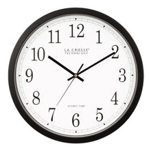Load image into Gallery viewer, La Crosse Technology Wall Clock, Plastic, 14-inch Dia. (WT-3143A) (WT-3143A-INT)
