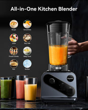 Load image into Gallery viewer, Blenders for Kitchen, 2000W Professional Blender, 68oz Large Capacity with 27oz To-Go cup, Smoothies Blender with 35000RPM to Make Soups, Jams, Fruit, Dishwasher Safe, BPA-Free, Valentine's Day Gift
