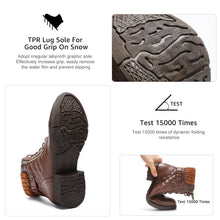 Load image into Gallery viewer, STQ Women&#39;s Combat Boots Ankle Boots Fashion Non-Slip Brown 6.5
