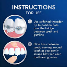 Load image into Gallery viewer, Oral-B Glide Threader Floss, 30-Count (Pack of 6)
