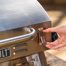 Load image into Gallery viewer, Masterbuilt Portable Propane Gas Grill with Folding Legs, Chrome-Coated Warming Rack and 288 Cooking Square Inches in Stainless Steel, Model MB20030819
