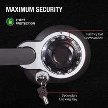 Load image into Gallery viewer, SentrySafe Medium Gray Fireproof Safe and Waterproof Safe Box with Dial Combination, Home Safe for Money, Documents, or other Valuables, 1.23 Cubic Feet, SFW123DSB
