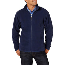 Load image into Gallery viewer, Amazon Essentials Men&#39;s Full-Zip Fleece Jacket (Available in Big &amp; Tall), Navy, X-Large
