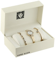 Load image into Gallery viewer, Anne Klein Women&#39;s Premium Crystal Accented Bangle Watch and Bracelet Set

