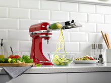 Load image into Gallery viewer, KitchenAid Spiralizer Plus Attachment with Peel, Core and Slice, Silver
