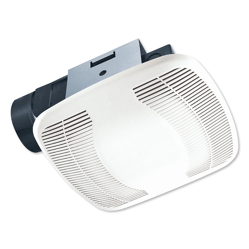 Air King BFQ110 Ceiling Mounted Snap-in Installation 100 CFM Bathroom Exhaust Fans, Medium, White