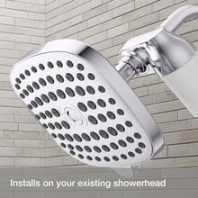 Load image into Gallery viewer, KOHLER Aquifer Filtered Shower Head Attachment, Filtration System Attaches to Most Existing Shower Heads and Shower Arms, Reduces Chlorine, Odor, and Controls Scale, Polished Chrome, R24612-CP
