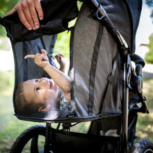 Load image into Gallery viewer, Hauck Runner 2 Compact Foldable Tricycle Jogger Buggy Stroller Pushchair with Height-Adjustable Handle, Large Pneumatic Wheels, &amp; UPF 50 Canopy, Black
