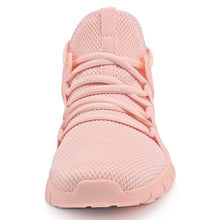 Load image into Gallery viewer, INZCOU Running Shoes Lightweight Tennis Shoes Non Slip Gym Workout Shoes Breathable Mesh Walking Sneakers Pink 8women / 7men
