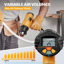 Load image into Gallery viewer, Heat Gun, SEEKONE 1800W Hot Air Gun Kit with Large Digital LCD Display Variable Temperature (122°F-1112°F) Memory Settings and Four Nozzles for Paint Remover/Stripper, Home Improvement/Restoration
