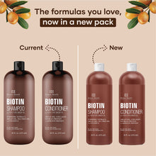 Load image into Gallery viewer, Botanic Hearth Biotin Shampoo and Conditioner Set - with Ginger Oil &amp; Keratin for Hair Loss and Thinning Hair for Men and Women - Sulfate Free, 16 fl oz each
