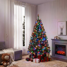 Load image into Gallery viewer, New One 6.5ft Christmas Tree, Xmas Tree, Prelit Artificial Christmas Tree with 250 Color Changing LED Lights, UL Listed Tree, Easy to Assemble

