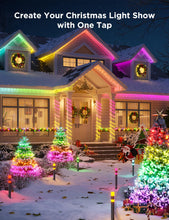 Load image into Gallery viewer, Govee Christmas Lights 66ft, Smart RGBIC Christmas String Lights App-Controlled, 125+ Scene Modes, IP65 Waterproof, Sync with Music, Works with Alexa, Lights for Christmas Decorations Indoor Outdoor
