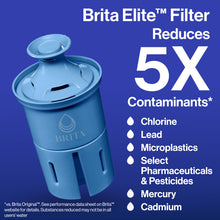 Load image into Gallery viewer, Brita UltraMax Large Water Dispenser with Elite Filter, BPA-Free, Replaces 1,800 Plastic Water Bottles a Year, Lasts Six Months or 120 Gallons, Includes 1 Filter, Kitchen Accessories, Large - 27-Cup
