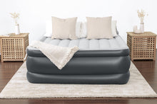 Load image into Gallery viewer, SLEEPLUX Durable Inflatable Air Mattress with Built-in Pump, Pillow and USB Charger, 22&quot; Tall Queen
