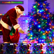 Load image into Gallery viewer, MZD8391 170FT 500 LED Christmas Lights Outdoor Indoor, Waterproof Color Changing Christmas Tree Lights for Christmas Decorations with Timer, Memory [11 Lighting Modes] (Warm White+Mulitcolor)
