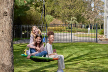 Load image into Gallery viewer, PlayVibe Tree Swing – 40 Inch Saucer Swing for Kids Outdoor – Round Disc Swing with 900Lb Weight Capacity, 900D Oxford Waterproof Fabric Hanging Straps (Multicolor)
