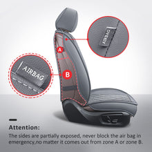Load image into Gallery viewer, MIROZO Car Seat Covers Full Set - Breathable Vehicle Cushion CoverFit for Most Sedan, Truck and SUV for Elantra Sonata Sportage CRV Accord Chevy Equinox (Gray)
