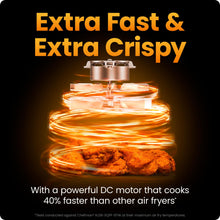 Load image into Gallery viewer, Chefman Air Fryer 9 Qt | TurboFry 7-in-1 High-Powered 450°F Cooking for Crispier and Even Results | XL Basket with Viewing Window | Air Fry, Bake, Broil, Reheat, Dehydrate, Defrost, Keep Warm
