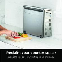 Load image into Gallery viewer, Ninja Flip Toaster Oven&amp;Air Fryer, 8-in-1 Functionality, Flip Up&amp;Away Capability for Storage Space, LargeCapacity, Air Fry Basket, SheetPan, Wire Rack&amp;Removable Crumb Tray, Stainless,1800 watts, SP151
