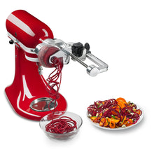Load image into Gallery viewer, KitchenAid Spiralizer Plus Attachment with Peel, Core and Slice, Silver
