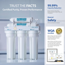 Load image into Gallery viewer, APEC Water Systems ROES-50 Essence Series Top Tier 5-Stage WQA Certified Ultra Safe Reverse Osmosis Drinking Water Filter System with Extra High Capacity Pre-Filter Set Stage 1-3
