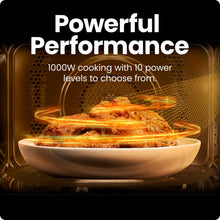 Load image into Gallery viewer, Chefman Countertop Microwave Oven 1.1 Cu. Ft. Digital Stainless Steel Microwave 1000 Watts with 6 Auto Menus, 10 Power Levels, Eco Mode, Memory, Mute Function, Child Safety Lock, Easy Clean

