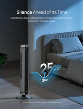 Load image into Gallery viewer, Dreo Tower Fan for Bedroom, 42 Inch 120° Oscillating Fan, 25dB Quiet DC Motor, 27ft/s Velocity Bladeless Standing Fan with 12 Speeds, 4 Modes, 12H Timer Cooling Fans for Home, Living Room, Pilot Max S
