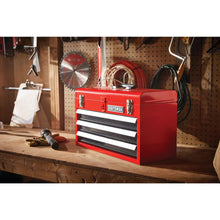 Load image into Gallery viewer, CRAFTSMAN Tool Chest, 3-Drawer, Portable, with Wrench Organizer, Stainless Steel, Capacity Holds Up To 25-lb In Each Drawer (CMST53005RB)
