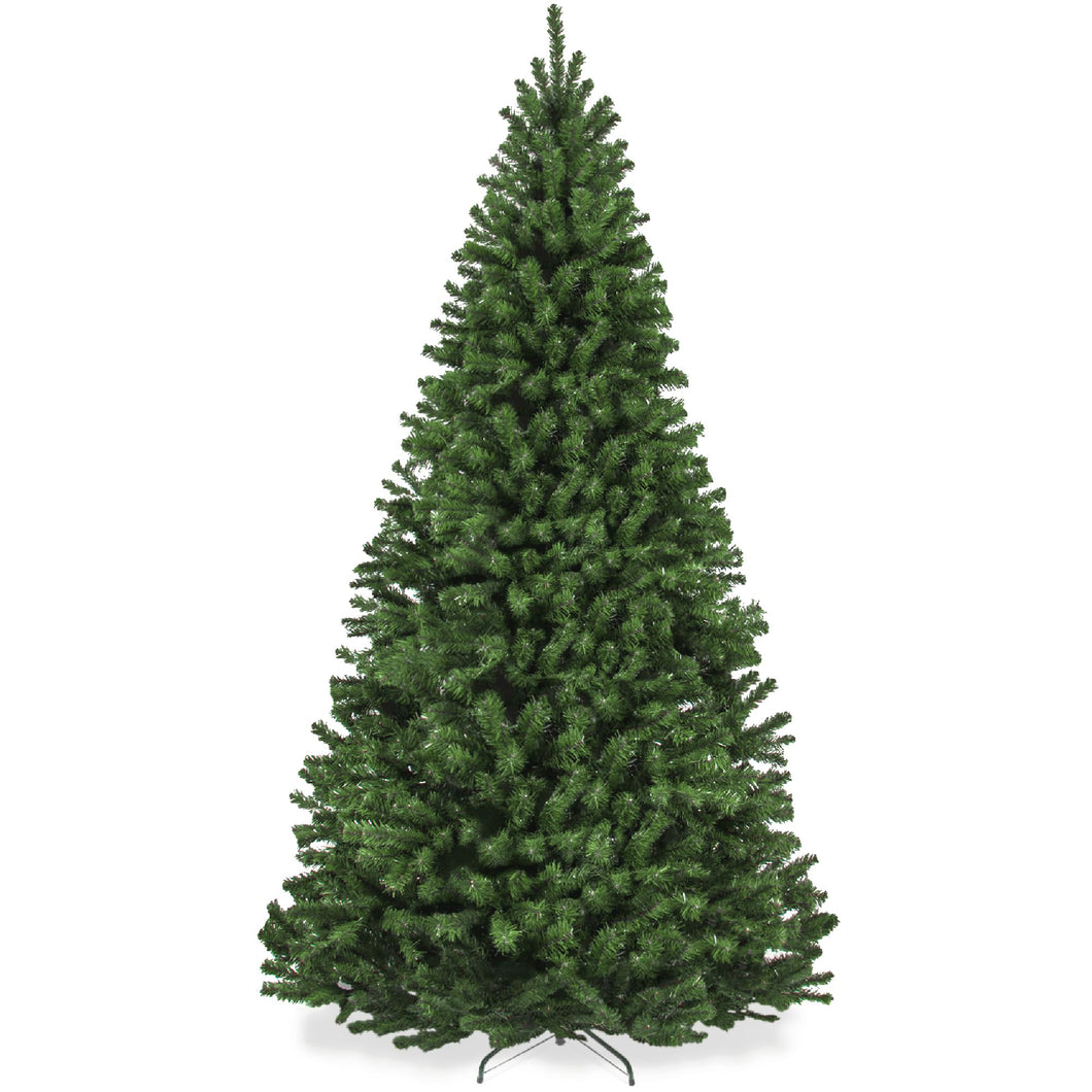 Best Choice Products Artificial Christmas Tree, 4.5ft Premium Unlit Realistic Spruce Holiday Décor w/Dense Branches, Easy Assembly, Metal Base