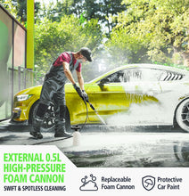 Load image into Gallery viewer, Electric Pressure Washer, 26 FT Hose Pressure Cleaner 2030 PSI with 4 Nozzles Tips,Surface Cleaning with Upgraded Swivel Joint for Car/Fences/Patios/Daily Needed Light Green

