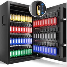 Load image into Gallery viewer, XDeer 71 Keys Key Lock Box Wall Mount with Advanced Anti-Theft Deposit Key Slot &amp; LED Light, Key Cabinet with Combo and Key Lock, Key Safe for Hotels &amp; Office &amp; Companies &amp; Car Dealerships

