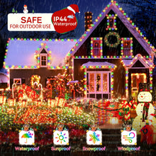 Load image into Gallery viewer, Heceltt Christmas Lights Outdoor, 394FT 1000LED Christmas Lights with 8 Modes and Timer Memory Function Christmas String Lights Waterproof Plug in for Xmas Tree Wedding Party Holiday Decor
