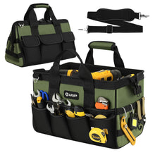 Load image into Gallery viewer, UUP Heavy Duty Tool Bag 15-Inch, 16-Pocket Portable Soft Tool Box Organizer Storage, Handle Tactical Carry Tote Empty Toolbox with Large Zipper, Men Stocking Stuffer, Father Day Dad Mechanic Gift
