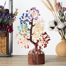 Load image into Gallery viewer, MAIBAOTA 7 Chakra Tree Crystal Tree for Positive Energy Crystal Gifts for Women Spiritual Crystal Decor Home Office Desk Decor for Women Crystal Tree of Life for Meditation
