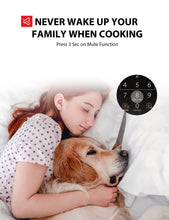 Load image into Gallery viewer, TOSHIBA ML-EM45P(BS) Countertop Microwave Oven with Smart Sensor and Position Memory Turntable, Function, 1.6 Cu.ft 13.6&quot; Removable Black Stainless Steel, 1200W
