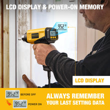 Load image into Gallery viewer, SEEKONE 1800W Heat Gun with LCD Digital Display Compact Design Hot Air Gun Variable Temperature Control 122℉-1202℉（50℃- 650℃）with Memory Function and 4 Nozzles for Crafts, Vinyl Wrap, Shrink Tubing

