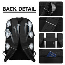 Load image into Gallery viewer, Lapsouno Travel Backpack, Large Carry on Backpack, 17 Inch Laptop Backpack, Big Backpack, Extra Sturdy TSA Friendly with USB Port College School Rucksack Bag Backpack Gifts for Him Men Women, Black
