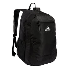 Load image into Gallery viewer, adidas Foundation Backpack (38L) Durable Large Athletic Student Laptop Book Bag for Boys/Girls, Black/White, One Size
