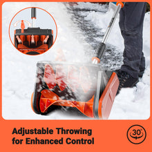 Load image into Gallery viewer, VOLTASK Cordless Snow Shovel, 24V | 13-Inch | 4-Ah Cordless Snow Blower, Battery Snow Blower with Directional Plate &amp; Adjustable Front Handle (4-Ah Battery &amp; Quick Charger Included)
