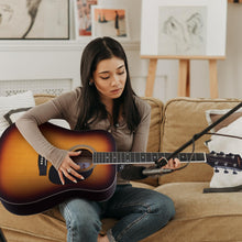 Load image into Gallery viewer, ADM Dreadnought Acoustic Guitar Kit with Free Lesson for Beginner Adult Teen Full Size Acustica Guitarra Starter Bundle Set w/Bag Strap Tuner Capo Pickguard Music Stand Right Hand(Sunburst, 41 Inch)
